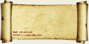 Jovana Kalajdžić vizit kartica